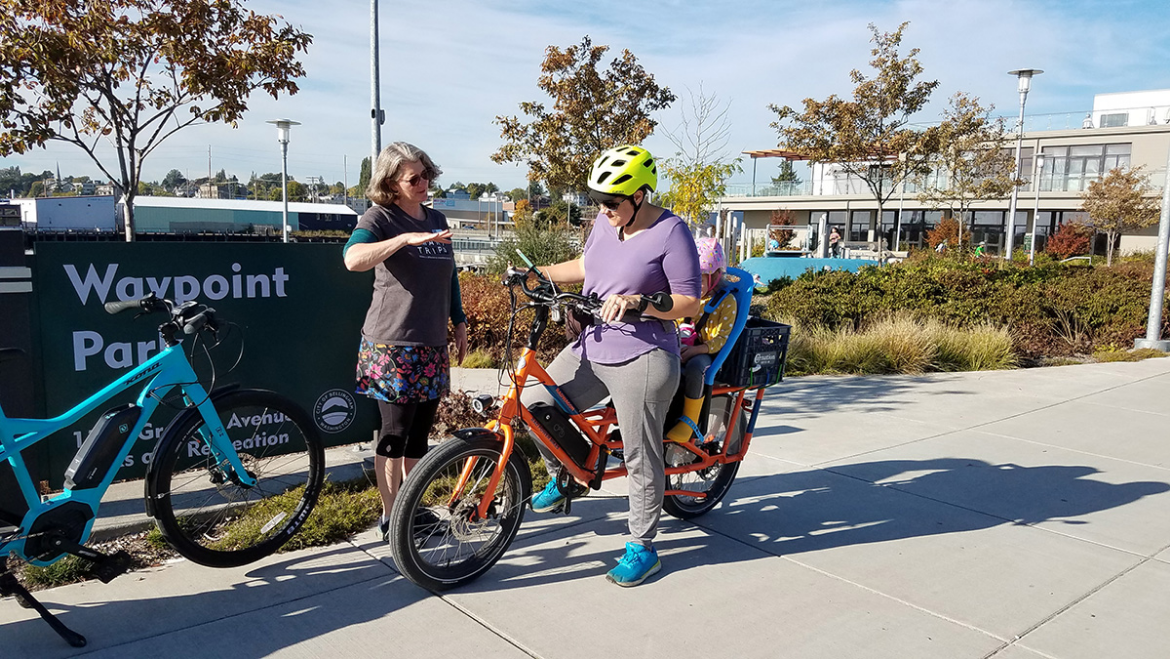 Climate action group ride